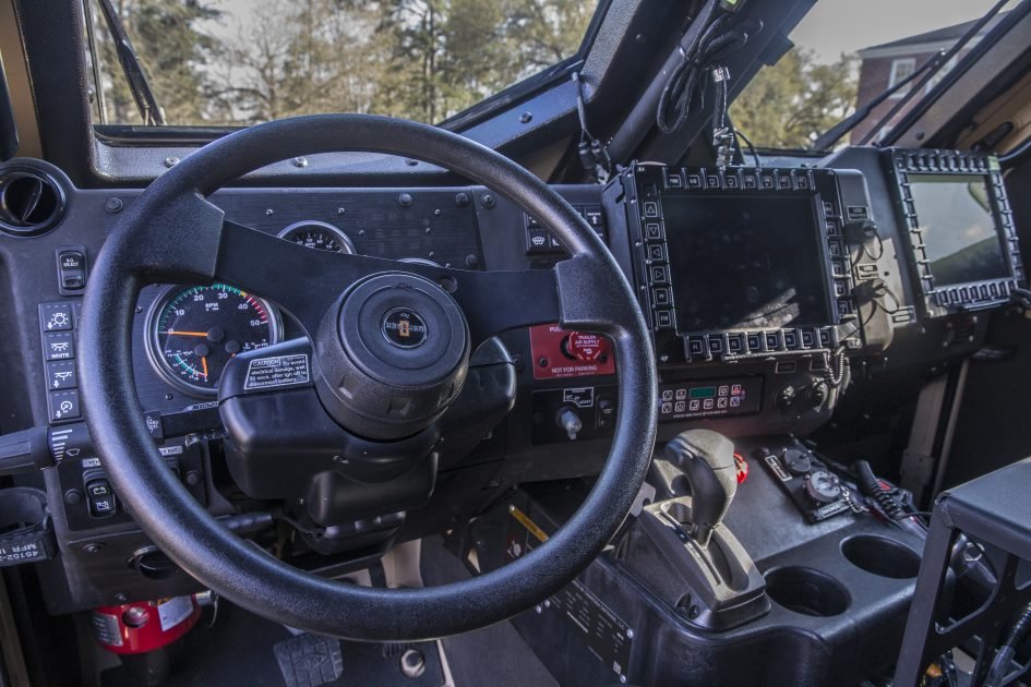 a-steering-wheel-and-dashboard of a vehicle.