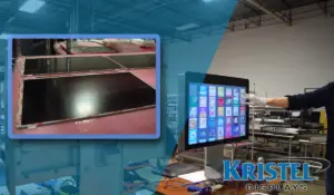 Modern Touch Displays: LCD monitors and PCAP touchscreen kiosks